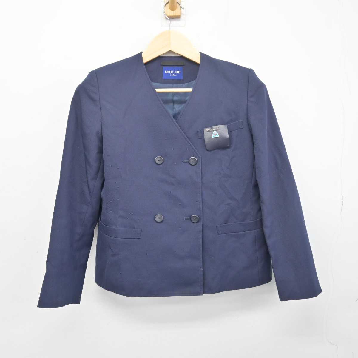 【中古】静岡県 中島中学校 女子制服 2点 (ブレザー・スカート) sf048687