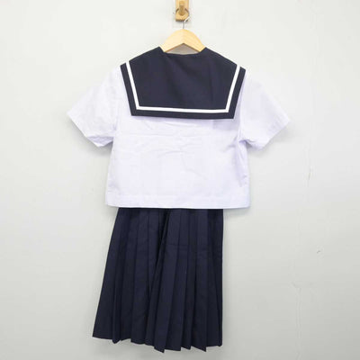 【中古】愛知県 名古屋市立楠中学校 女子制服 4点 (セーラー服・スカート) sf048698