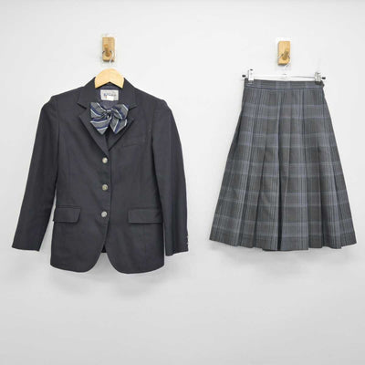 【中古】東京都 鹿骨中学校 女子制服 3点 (ブレザー・スカート) sf048725