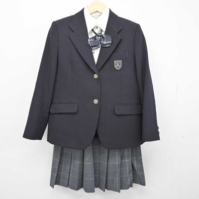 【中古】兵庫県 武庫荘総合高等学校 女子制服 4点 (ブレザー・シャツ・スカート) sf048731