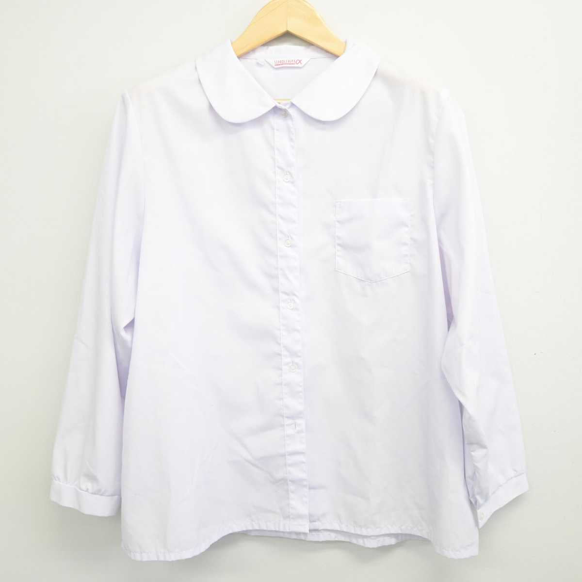 【中古】 学校名不明 女子制服 2点 (シャツ・スカート) sf048748