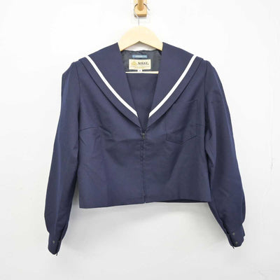 【中古】愛知県 楠中学校 女子制服 2点 (セーラー服・スカート) sf048760