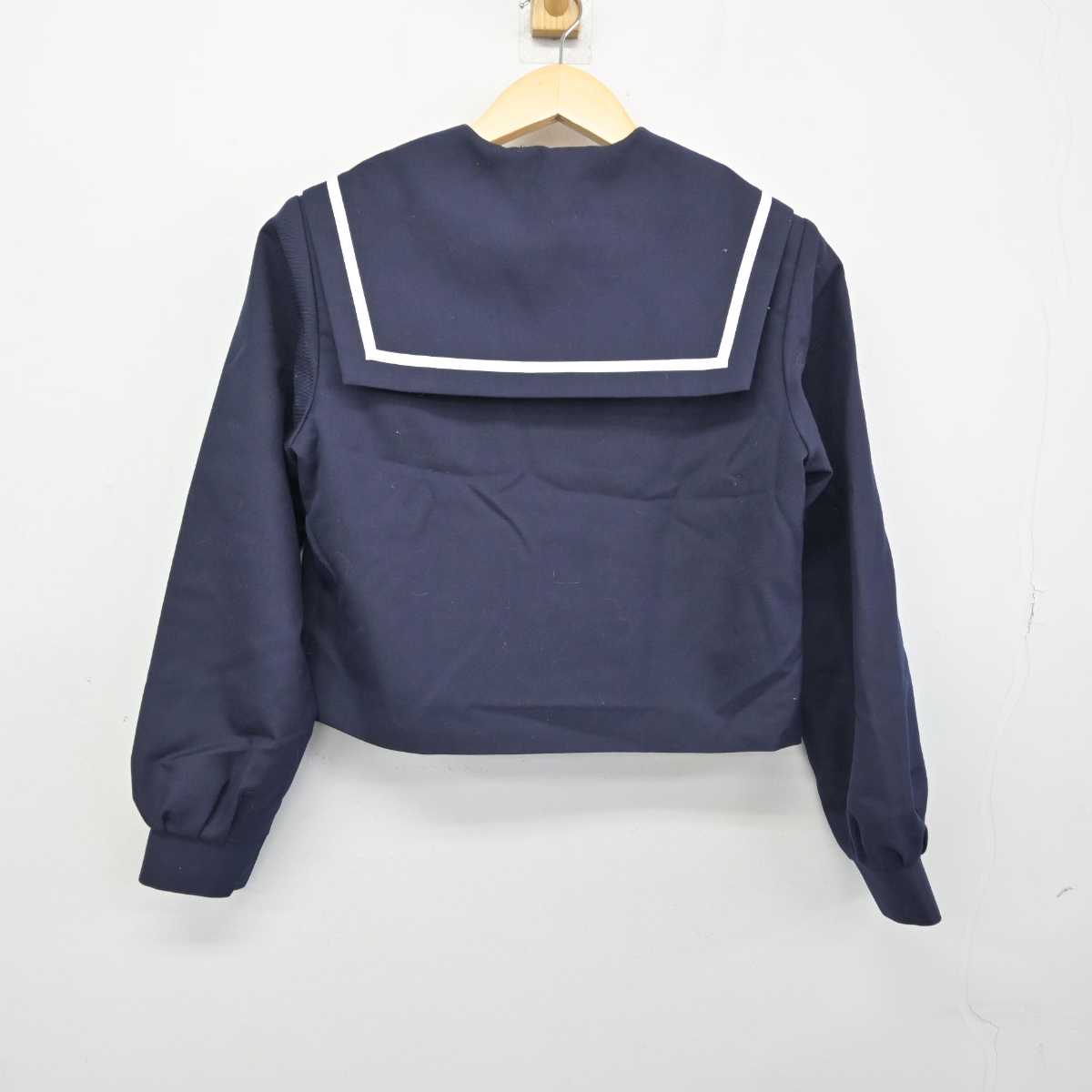 【中古】愛知県 楠中学校 女子制服 2点 (セーラー服・スカート) sf048760