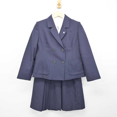 【中古】栃木県 石橋高等学校 女子制服 5点 (ブレザー・ベスト・シャツ・スカート) sf048787