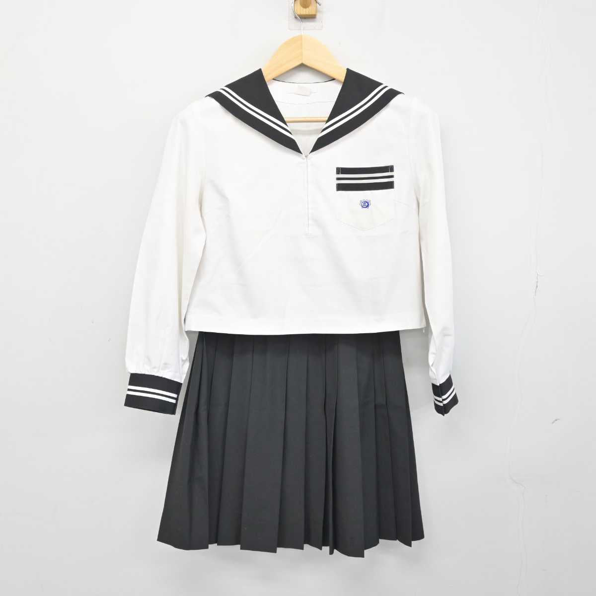 中古】栃木県 足利短期大学附属高等学校 女子制服 3点 (セーラー服・スカート) sf048792 | 中古制服通販パレイド