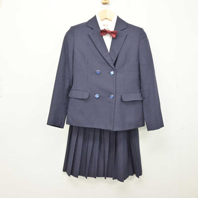 【中古】愛知県 名古屋商業高等学校 女子制服 5点 (ブレザー・シャツ・ニット・スカート) sf048812