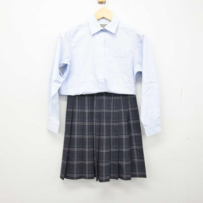 【中古】神奈川県 横浜緑園高等学校 女子制服 3点 (シャツ・スカート) sf048815