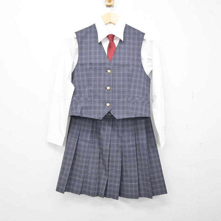 【中古】神奈川県 泉が丘中学校 女子制服 5点 (ブレザー・シャツ・ベスト・スカート) sf048819 | 中古制服通販パレイド