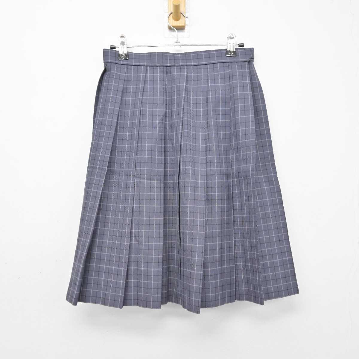 【中古】神奈川県 泉が丘中学校 女子制服 5点 (ブレザー・シャツ・ベスト・スカート) sf048819