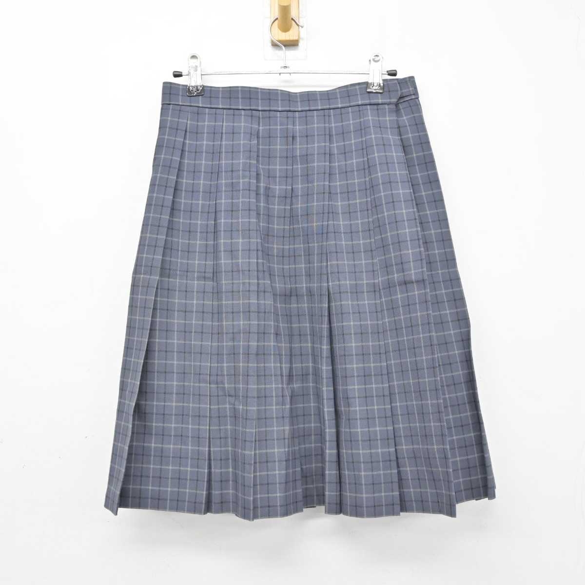 【中古】神奈川県 泉が丘中学校 女子制服 3点 (シャツ・ベスト・スカート) sf048820