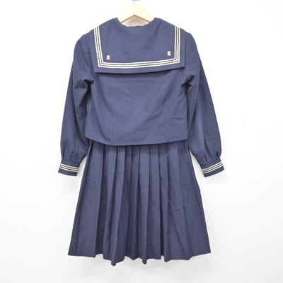 【中古】埼玉県 小川町立西中学校 女子制服 3点 (セーラー服・スカート) sf048838