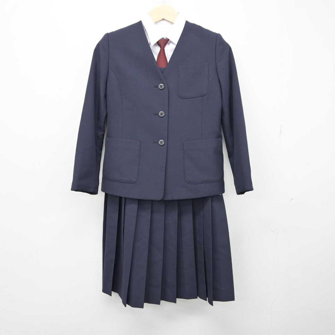 中古】新潟県 山の下中学校 女子制服 4点 (ブレザー・シャツ・ジャンパースカート) sf048851 | 中古制服通販パレイド