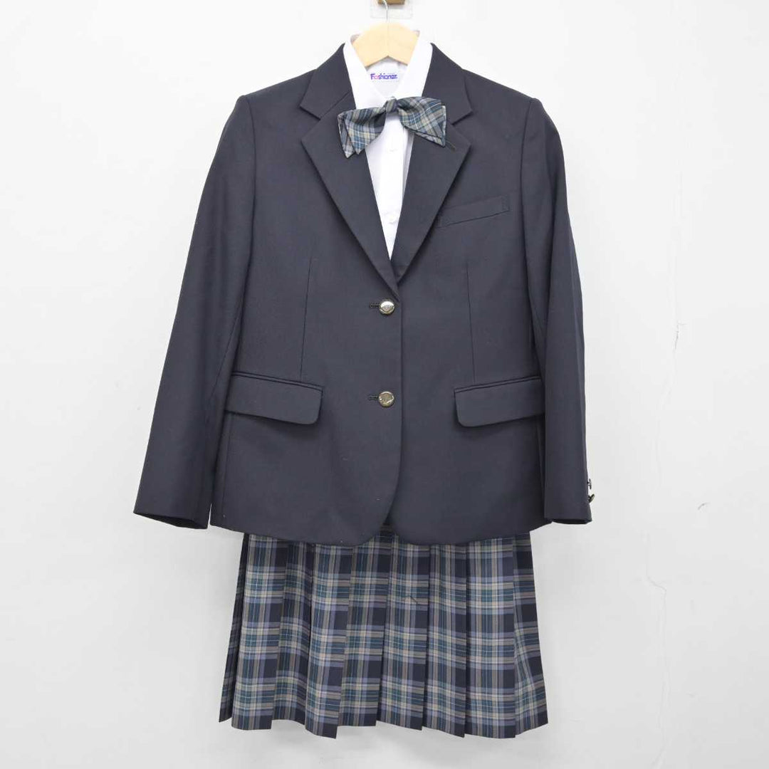 中古】神奈川県 鶴見中学校 女子制服 4点 (ブレザー・シャツ・スカート) sf048859 | 中古制服通販パレイド