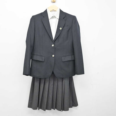 【中古】大阪府 みどり清朋高等学校 女子制服 3点 (ブレザー・シャツ・スカート) sf048861