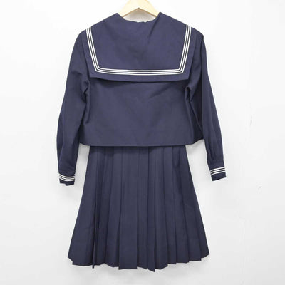 【中古】大阪府 金蘭会学園高等学校 女子制服 3点 (セーラー服・スカート) sf048871