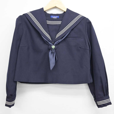 【中古】大阪府 金蘭会学園高等学校 女子制服 3点 (セーラー服・スカート) sf048871