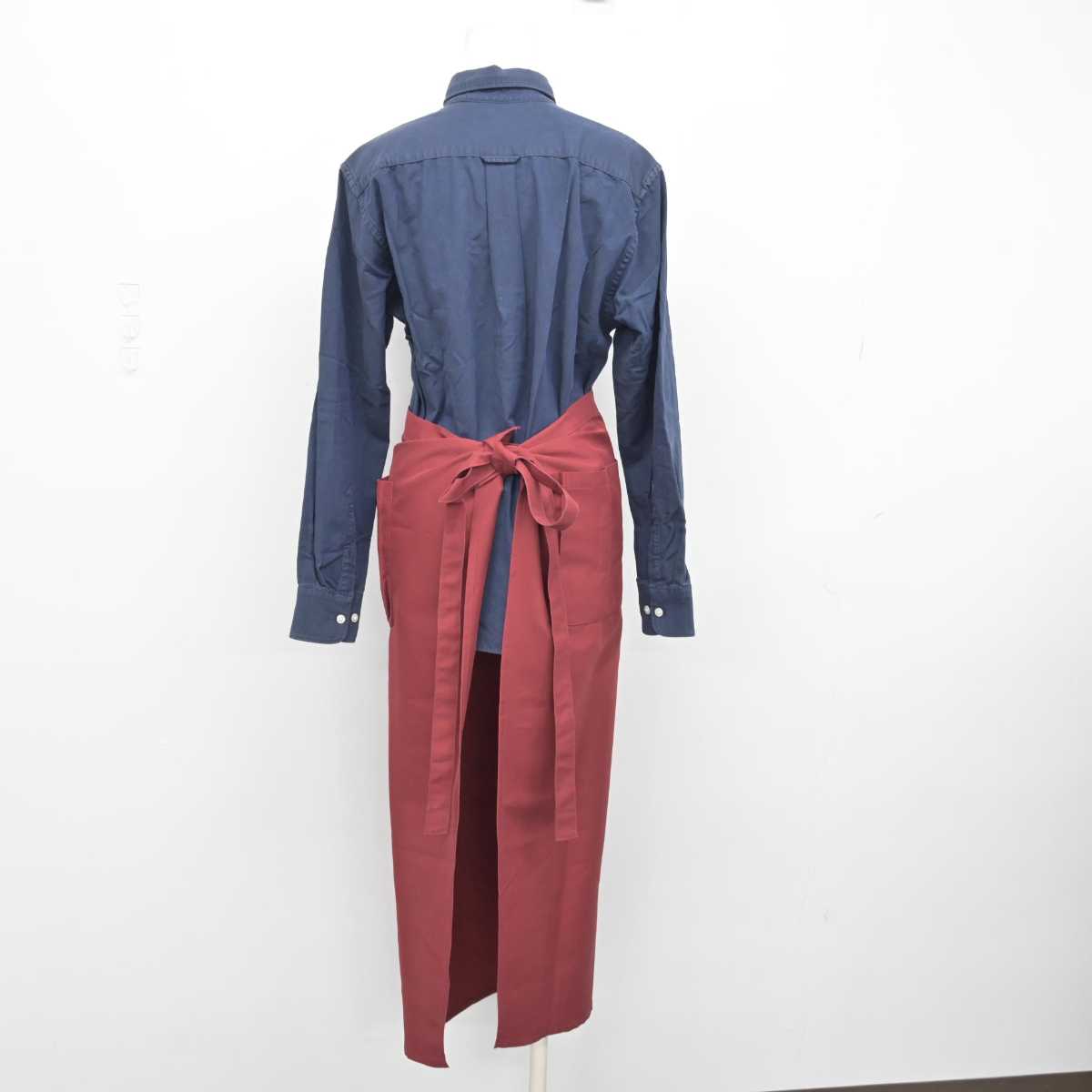 【中古】 株式会社アルファクラブ 女子制服 3点 (シャツ・エプロン / サロン・エプロン / サロン) sf048872