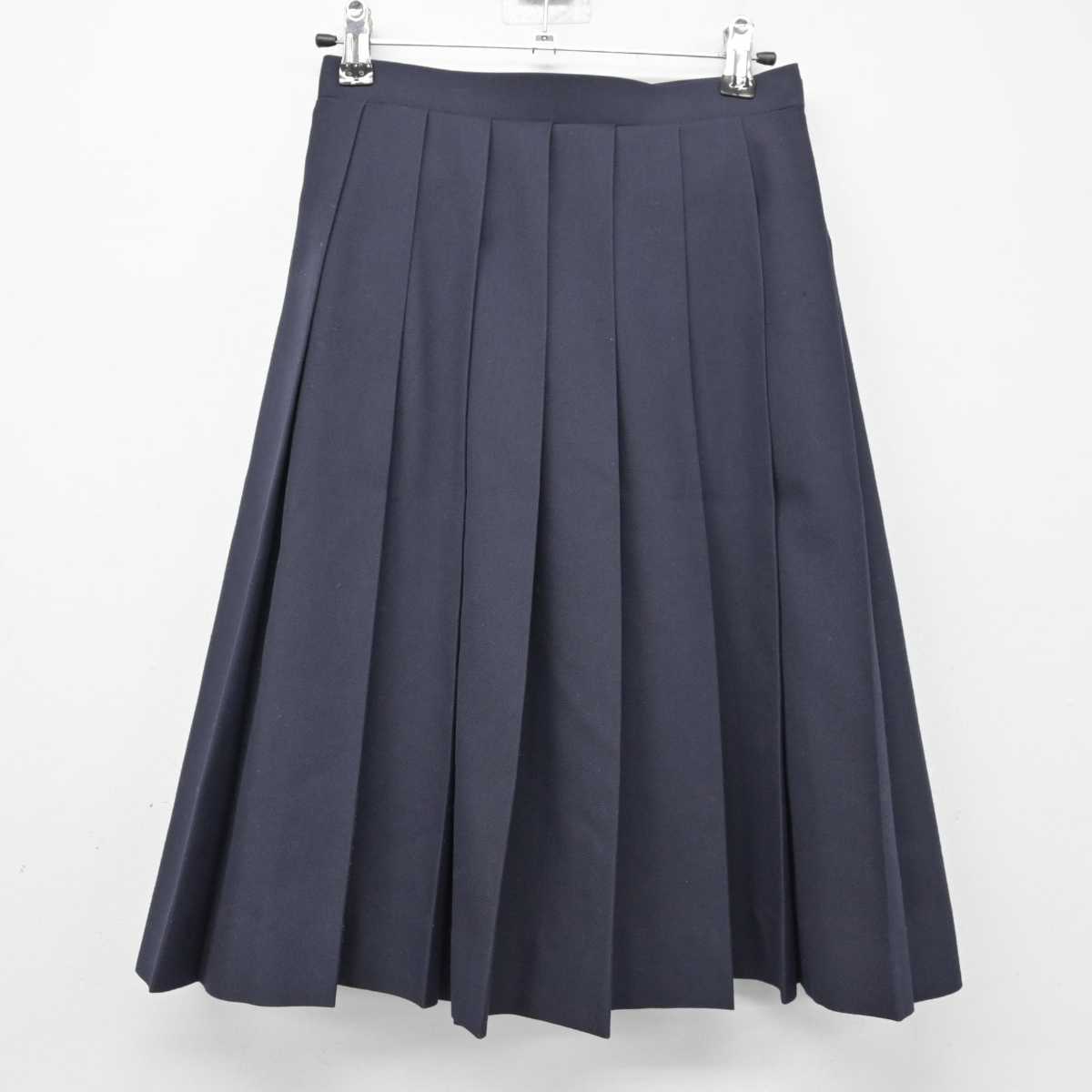 【中古】福岡県 二日市中学校 女子制服 3点 (ブレザー・ベスト・スカート) sf048882