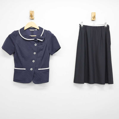 【中古】 事務服 女子制服 2点 (シャツ・スカート) sf048890