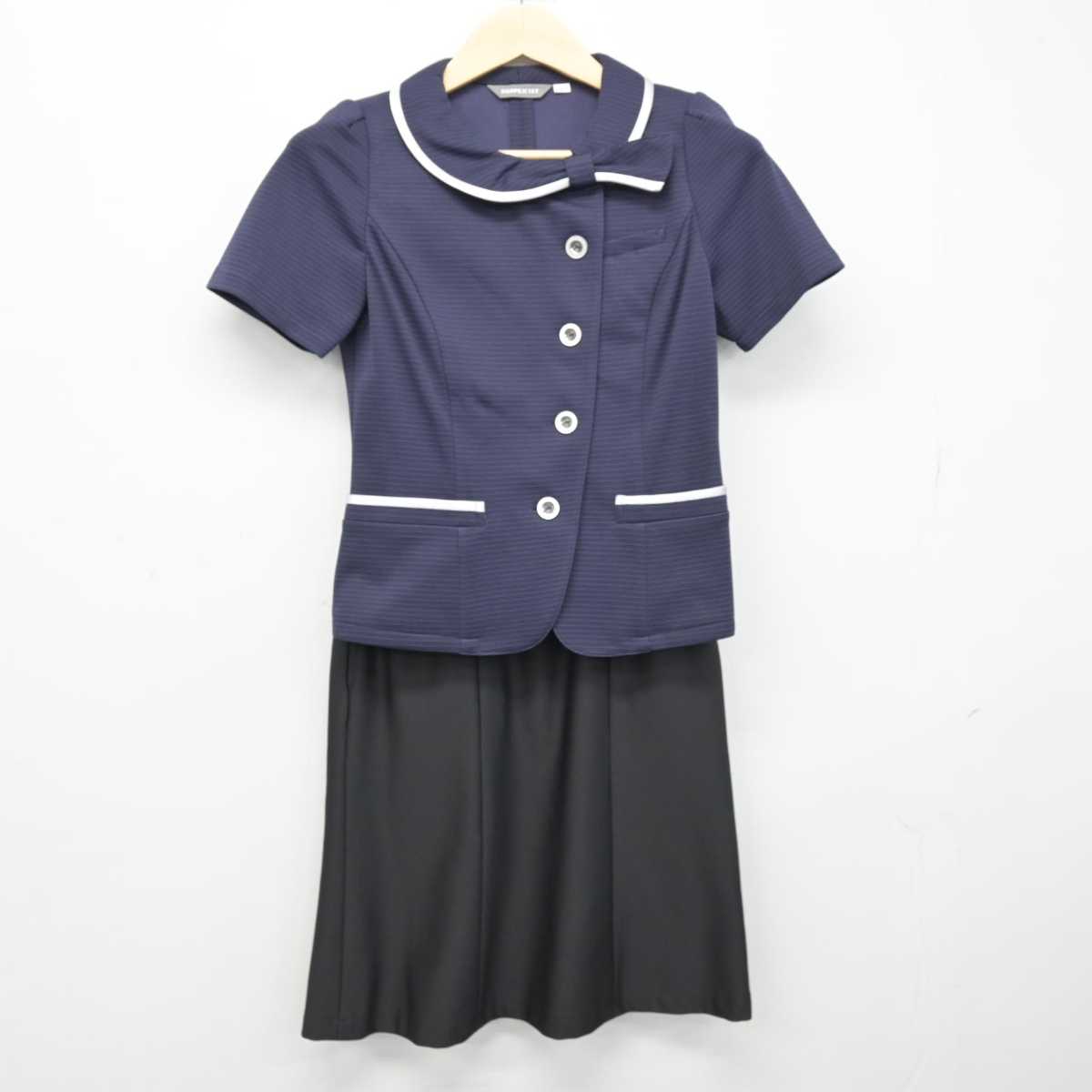 【中古】 事務服 女子制服 2点 (シャツ・スカート) sf048891