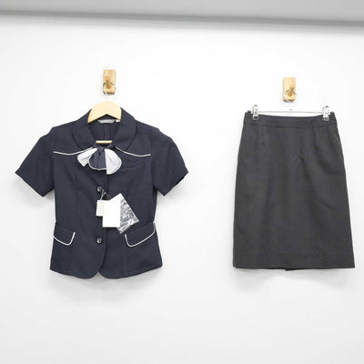 【中古】 事務服 女子制服 2点 (シャツ・スカート) sf048893