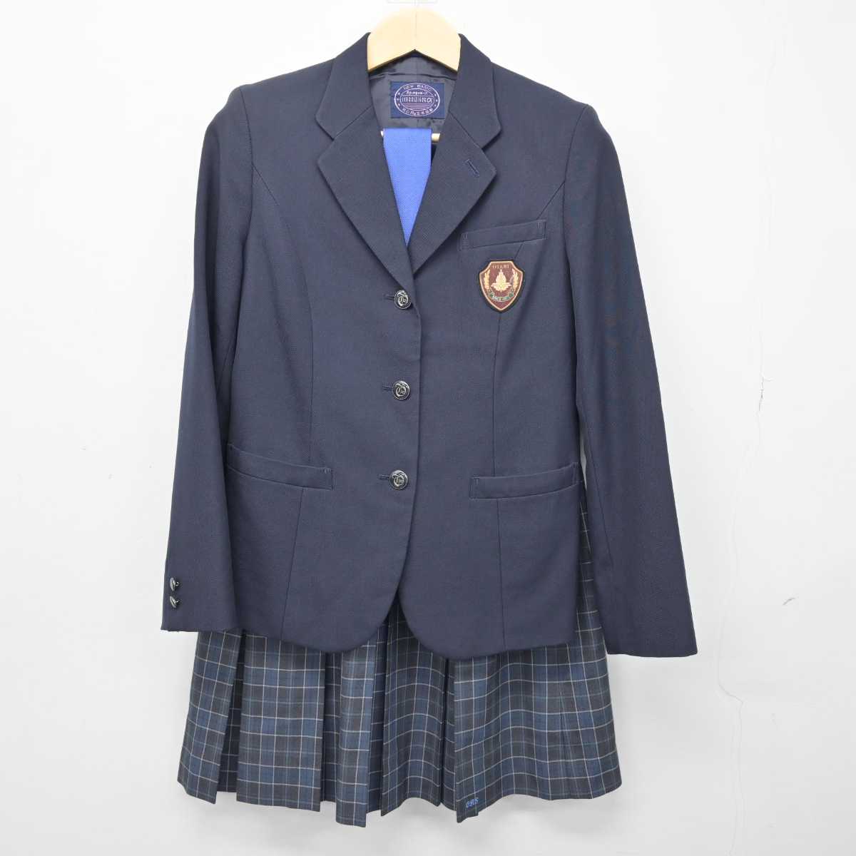 【中古】京都府 大谷中学高等学校 女子制服 4点 (ブレザー・スカート) sf048903