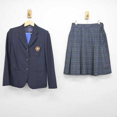 【中古】京都府 大谷中学高等学校 女子制服 4点 (ブレザー・スカート) sf048903