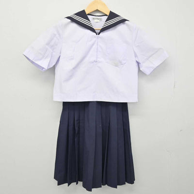 【中古】茨城県 水戸第三高等学校 女子制服 3点 (セーラー服・スカート) sf048924