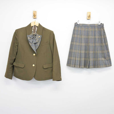 【中古】神奈川県 戸塚高等学校 女子制服 3点 (ブレザー・スカート) sf048926