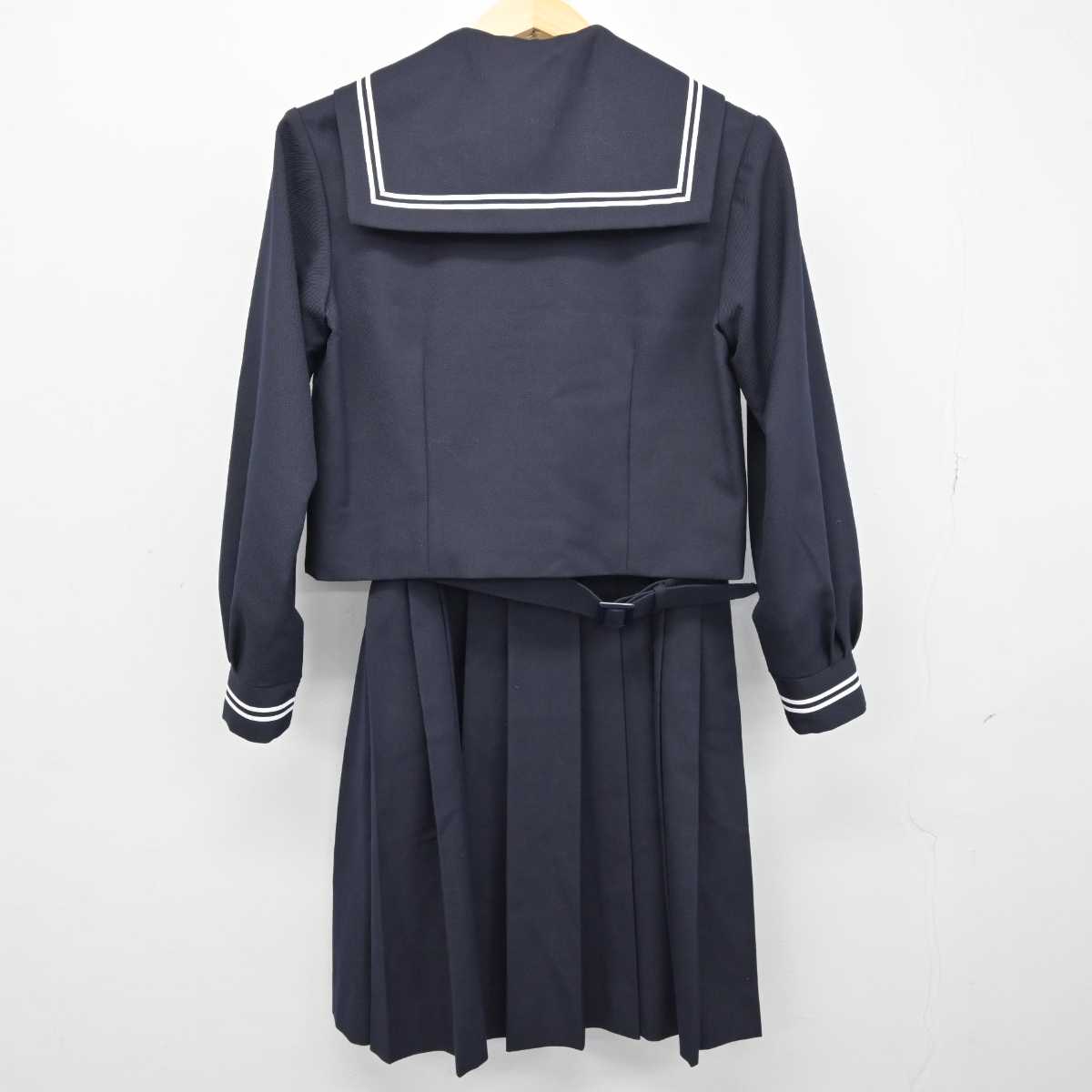 【中古】東京都 八王子市立第五中学校 女子制服 4点 (セーラー服・その他アイテム・ジャンパースカート) sf048928