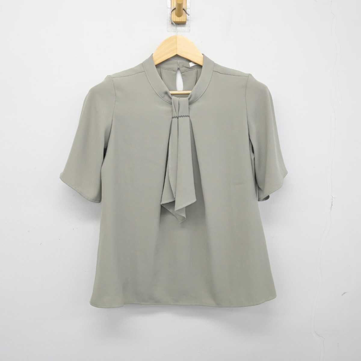 【中古】 事務服 女子制服 2点 (シャツ・スカート) sf048943