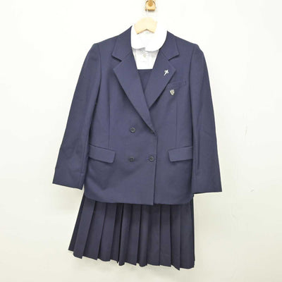 【中古】愛知県 光ヶ丘女子高等学校 女子制服 4点 (ブレザー・ベスト・シャツ・スカート) sf048952