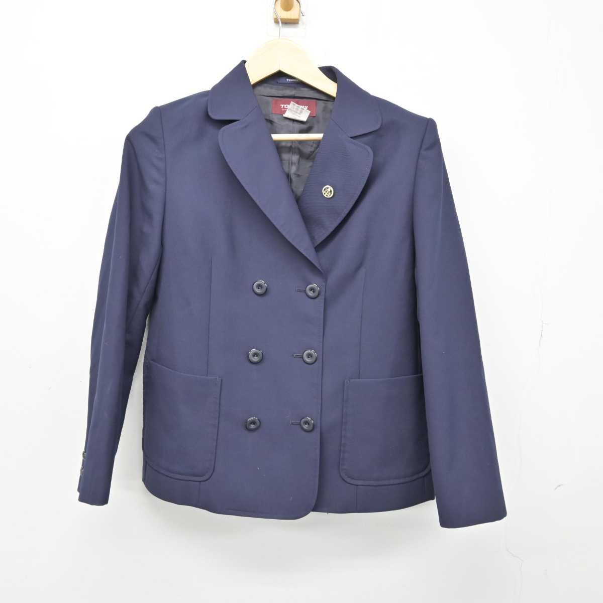 【中古】愛知県 椙山女学園高等学校 女子制服 2点 (ブレザー・ジャンパースカート) sf048962