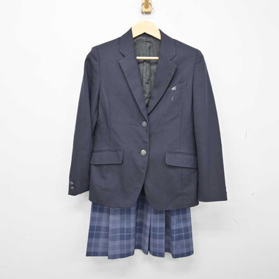 【中古】滋賀県 湖南農業高等学校 女子制服 2点 (ブレザー・スカート) sf048969