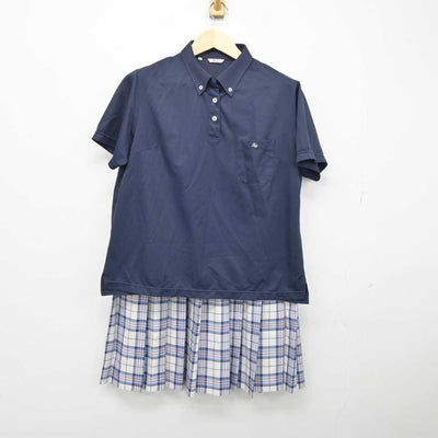 【中古】千葉県 東海大学付属浦安高等学校中等部 女子制服 3点 (シャツ・スカート) sf048972