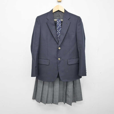 【中古】愛知県 名古屋市立植田中学校 女子制服 3点 (ブレザー・スカート) sf048978