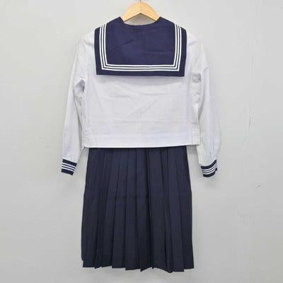 【中古】神奈川県 相模女子大学中学部 女子制服 2点 (セーラー服・スカート) sf048982