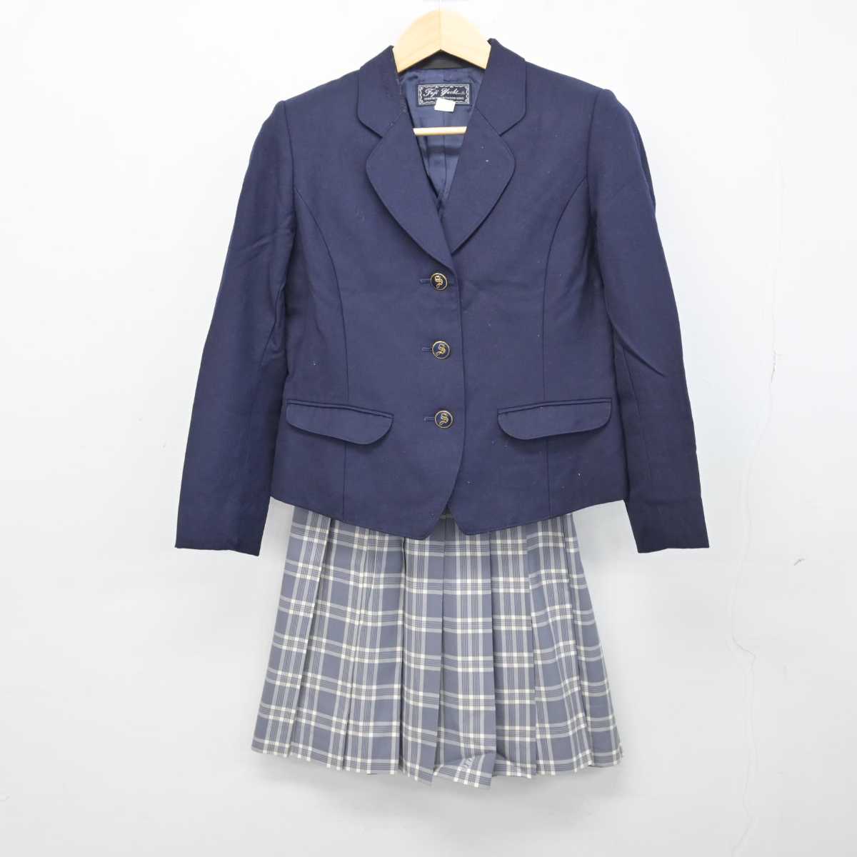 【中古】神奈川県 相模女子大学高等部 女子制服 3点 (ブレザー・スカート・スカート) sf048984