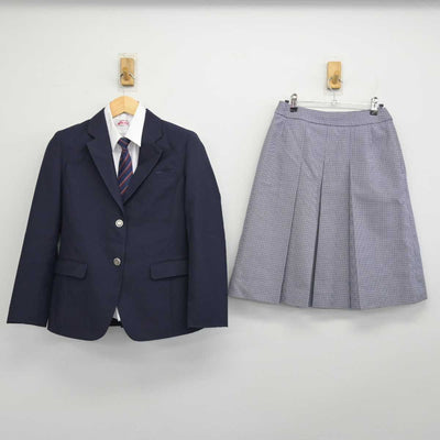 【中古】北海道 西岡北中学校 女子制服 4点 (ブレザー・シャツ・スカート) sf048991