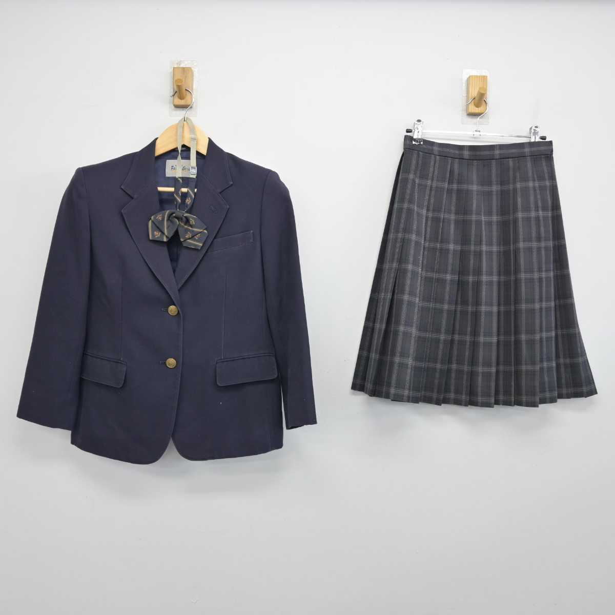 【中古】東京都 清泉中学校 女子制服 3点 (ブレザー・スカート) sf049004