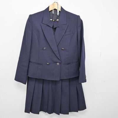 【中古】秋田県 由利高等学校 女子制服 3点 (ブレザー・スカート) sf049005