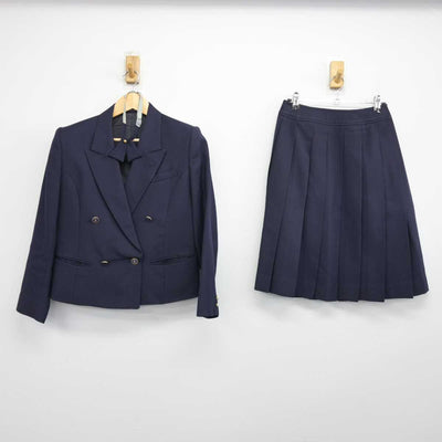 【中古】秋田県 由利高等学校 女子制服 3点 (ブレザー・スカート) sf049005