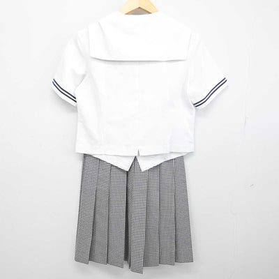 【中古】秋田県 由利高等学校 女子制服 3点 (セーラー服・スカート) sf049006