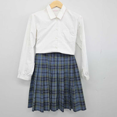 【中古】千葉県 若松高等学校 女子制服 2点 (シャツ・スカート) sf049012