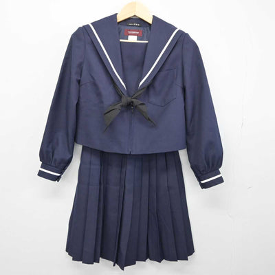 【中古】愛知県 品野中学校 女子制服 3点 (セーラー服・スカート) sf049031