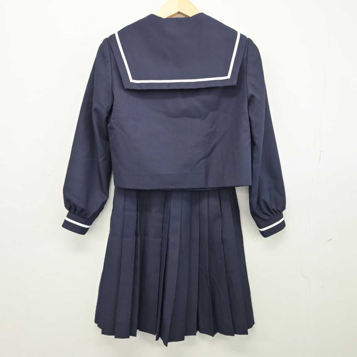 【中古】愛知県 品野中学校 女子制服 3点 (セーラー服・スカート) sf049031