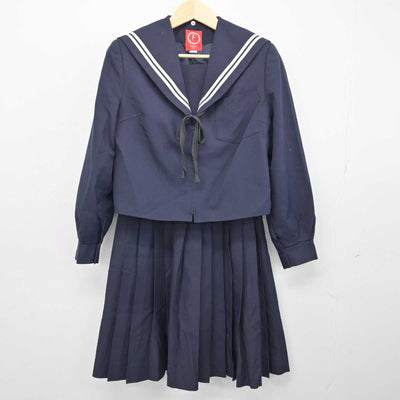 【中古】愛知県 大高中学校 女子制服 3点 (セーラー服・スカート) sf049033