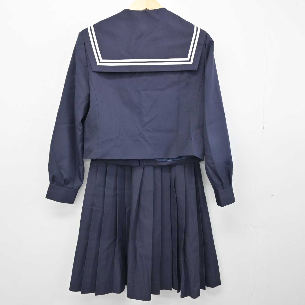 【中古】愛知県 大高中学校 女子制服 3点 (セーラー服・スカート) sf049033