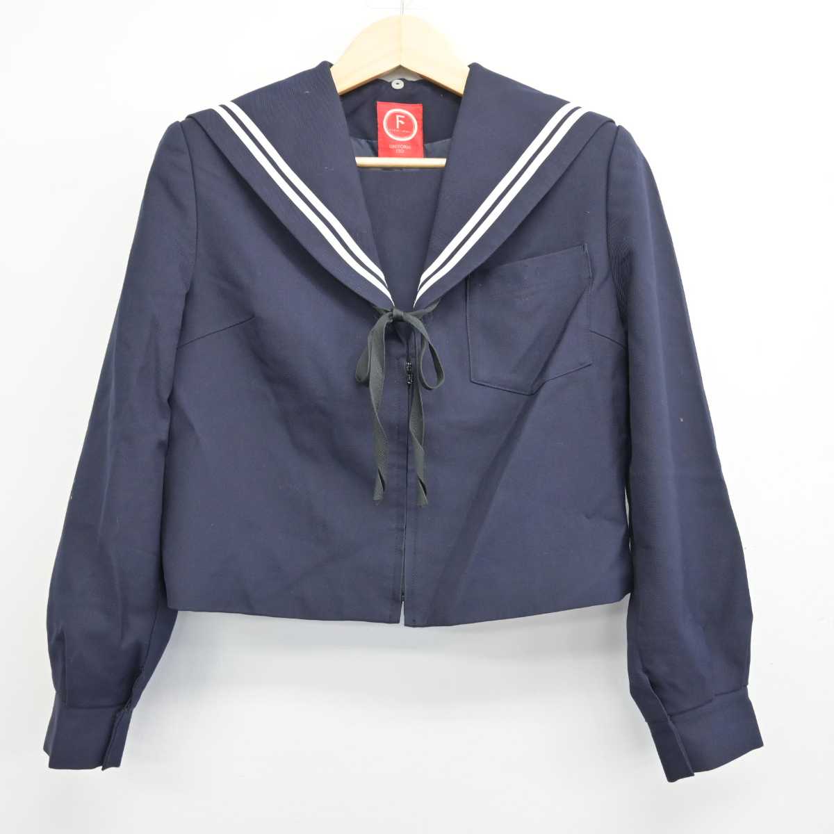 【中古】愛知県 大高中学校 女子制服 3点 (セーラー服・スカート) sf049033