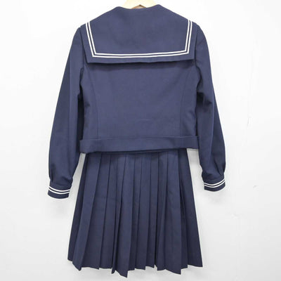 【中古】山口県 川中中学校 女子制服 3点 (セーラー服・スカート) sf049045